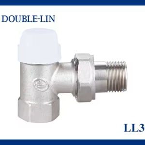 Pachet termostatic Double Lin, alcatuit din cap termostatic M30x1,5, robinet tur plus retur model coltar, DN15 (1/2''), cod LL3060-P - Img 3