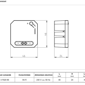 Releu inteligent HERZ Thermiq MultiSwitch 16 WIFI, cod 3F82066 - Img 2