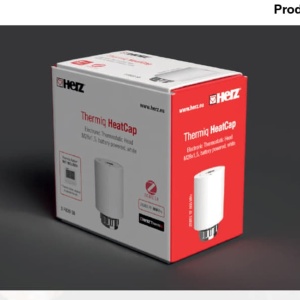 Cap termostatic electronic HERZ Thermiq HeatCap White, cod 3F82058 - Img 4