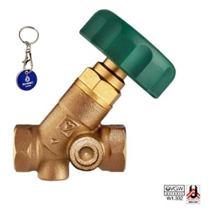 Robinet de inchidere pentru apa potabila Herz STROMAX-WD, DN25 (1''), PN10, cod 2 4125 63 - Img 3