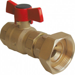Robinet sferă pentru pompe cu clapeta de sens, Herz Armaturen, DN 25, R1-G11/2, cod 1 2268 03