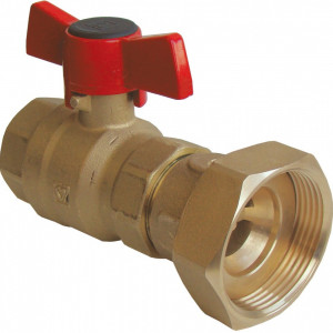 Robinet sferă pentru pompe cu clapeta de sens, Herz Armaturen, DN 32, R11/4-G2, cod 1 2268 04