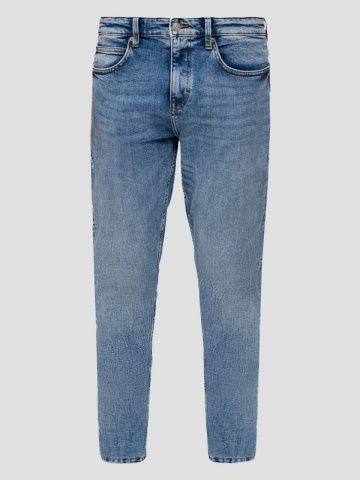 Blugi barbati Shawn, cu talie medie, Regular fit, Tapered Leg, Albastru deschis - Img 7