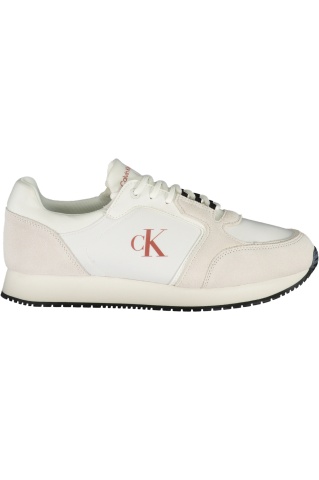 Calvin Klein Jeans Sneakers barbati Retro Sock Runner Mg, Alb - Img 1