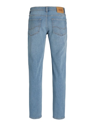 Jack & Jones Blugi baieti, CLARK, cu talie joasa si croiala Regular fit, Albastru deschis - Img 2