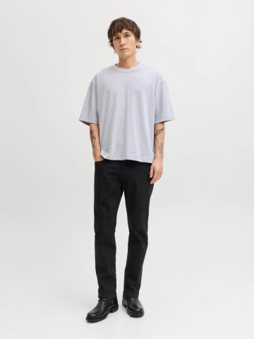 Jack & Jones Blugi barbati CLARK, cu talie medie si croiala Regular fit, Negru - Img 5