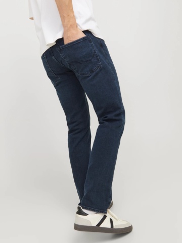 Jack & Jones Blugi barbati CLARK, cu talie medie si croiala Regular fit, Bleumarin inchis - Img 2