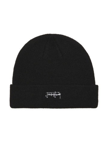 Jack & Jones Caciula barbati, cu logo, JACSEAN, Negru