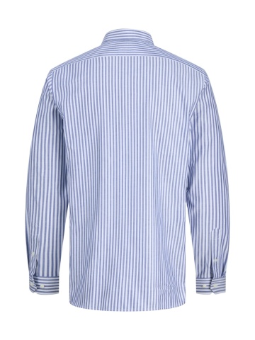 Jack & Jones Camasa non-iron barbati din bumbac organic, Slim Fit, JPRBLAPARKER, Albastru deschis - Img 9