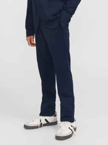Jack & Jones Costum baieti, JJEJAXON, croiala Slim Fit, Bleumarin inchis - Img 8