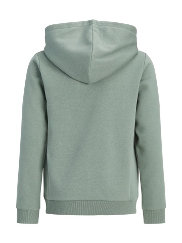 Jack & Jones Hanorac baieti, Regular Fit, fara buzunare, cu imprimeu cu logo, JJCOLLEGEY, Verde - Img 7