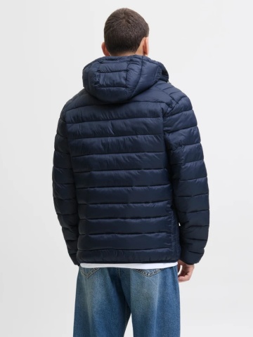 Jack & Jones Jacheta barbati cu gluga, Bradley 12280970, Regular fit, Bleumarin inchis - Img 2