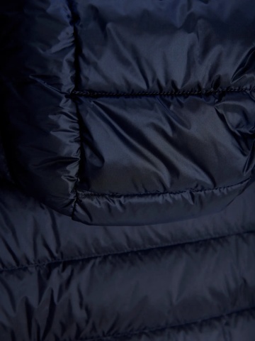 Jack & Jones Jacheta barbati, PUFFER, cu puf de rata, Regular fit, JJEBERG, Bleumarin inchis - Img 9