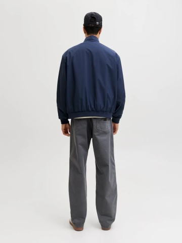 Jack & Jones Jacheta bomber barbati, Regular fit, JJECHARGE, Bleumarin inchis - Img 7