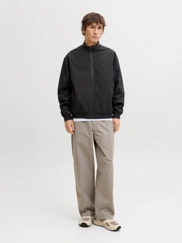 Jack & Jones Jacheta bomber barbati, Regular fit, Negru - Img 6