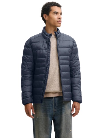 Jack & Jones Jacheta matlasata, barbati, fara gluga, Regular fit, JJEKINGSLEY, Bleumarin inchis