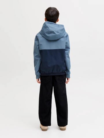 Jack & Jones Jacheta softshell, baieti, cu gluga, Regular fit, Albastru - Img 7