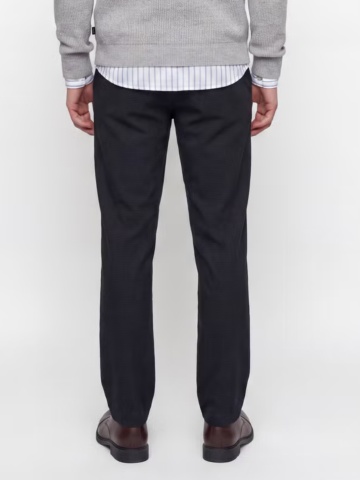 Jack & Jones Pantaloni chino, barbati, cu talie joasa, Slim fit, JPSTMARCO BOWIE, Bleumarin inchis - Img 2