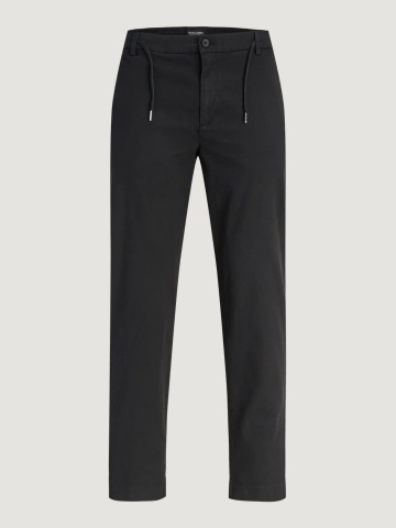 Jack & Jones, Pantaloni chino barbati, Kenso, casual, cu talie medie si croiala Conica, Negru - Img 7