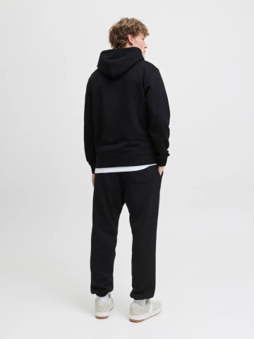 Jack & Jones Pantaloni de trening barbati, cu talie medie, Relaxed Fit, JPSTKANE SOHO, Negru - Img 6