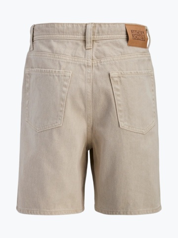 Jack & Jones Pantaloni scurti de blug baieti, cu talie medie, Relaxed fit, Bej - Img 8
