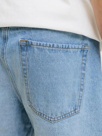 Jack & Jones Pantaloni scurti de blug barbati, JJITONY JJORIGINAL, cu talie inalta, Relaxed Fit, Albastru deschis - Img 4