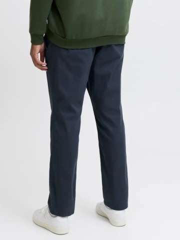 Jack & Jones Plus Pantaloni chino, JPSTMARCO JJDAVE, barbati big sizes, Slim Fit, Bleumarin inchis - Img 2