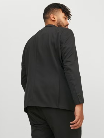 Jack & Jones Plus Sacou barbati, JPRFRANCO, cu croiala Regular Fit, Negru - Img 2