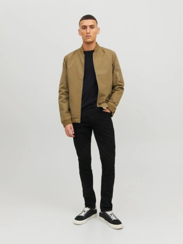 Jack & Jones Pulover barbati cu decolteu la baza gatului, Negru - Img 6