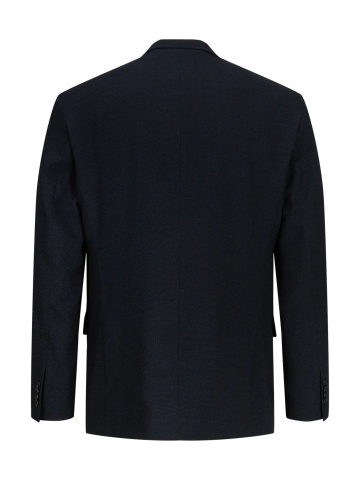 Jack & Jones Sacou barbati, din amestec de lana, Slim fit, JPRSOLARIS, Bleumarin inchis - Img 9