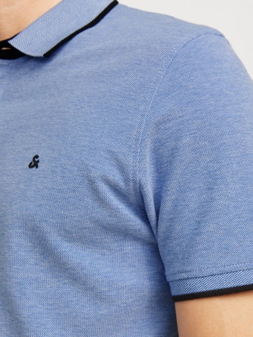 Jack & Jones Tricou polo barbati, Slim fit cu guler contrast, Albastru - Img 8