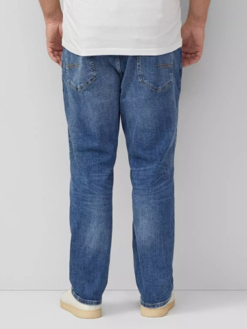 s.Oliver Big Sizes Blugi barbati big size Casby, cu talie medie, Relaxed Fit, Straight Leg, Albastru - Img 2