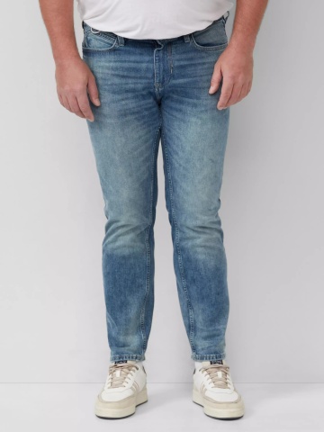 s.Oliver Big Sizes Blugi barbati big size Casby, cu talie medie si croiala Dreapta, Albastru