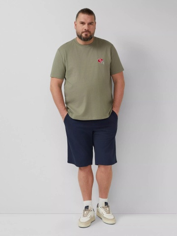 s.Oliver Big Sizes Pantaloni scurti chino, barbati big sizes, Detroit, Relaxed fit, Bleumarin inchis - Img 7