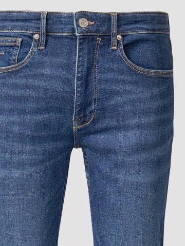 s.Oliver Blugi barbati Nelio, cu talie medie si croiala Slim fit, Albastru inchis - Img 8