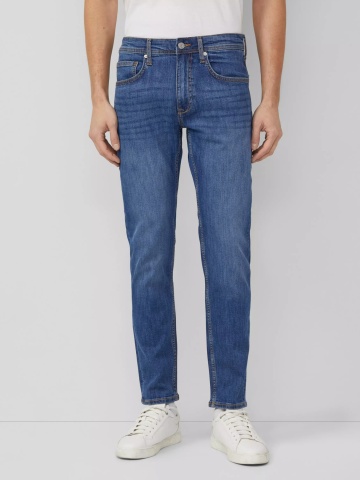 s.Oliver Blugi barbati Nelio, cu talie medie si croiala Slim fit, Albastru