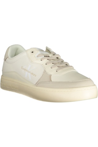 Calvin Klein Jeans Sneakers barbati Classic Cupsole Low Lth Ml, Alb - Img 2
