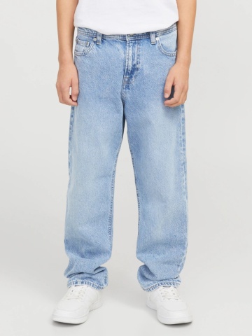 Jack & Jones Blugi baieti, CHRIS, cu talie inalta si croiala Relaxed fit, Albastru deschis