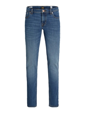 Jack & Jones Blugi baieti, Glenn, cu talie joasa si croiala Slim fit, Albastru inchis - Img 7