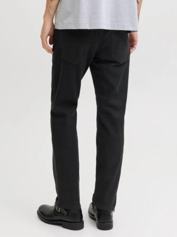 Jack & Jones Blugi barbati CLARK, cu talie medie si croiala Regular fit, Negru - Img 2