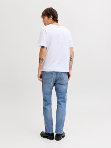 Jack & Jones Blugi barbati CLARK, cu talie medie si croiala Regular fit, Albastru - Img 6