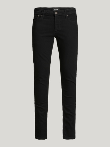 Jack & Jones Blugi barbati GLENN, talie joasa, croiala Slim fit, Negru - Img 8