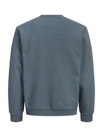 Jack & Jones Bluza barbati, simpla cu decolteu la baza gatului, JJEBRADLEY, Gri albastrui - Img 10