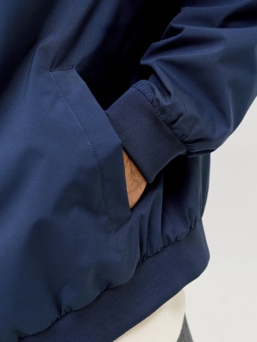 Jack & Jones Jacheta bomber barbati, Regular fit, JJECHARGE, Bleumarin inchis - Img 4