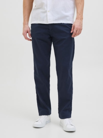 Jack & Jones, Pantaloni jogger barbati, Jpstkane hybrid bondi, Relaxed Fit, Bleumarin inchis