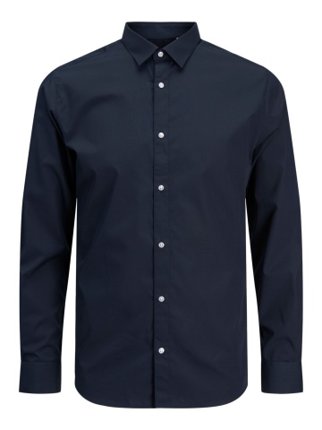 Jack & Jones Plus Camasa barbati big sizes, Joe, Regular fit, Bleumarin inchis - Img 8