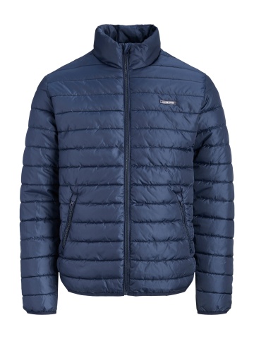 Jack & Jones Plus Jacheta matlasata barbati big sizes, fara gluga, Regular fit, JJELVIS, Bleumarin inchis