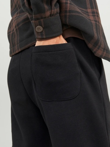 Jack & Jones Plus Pantaloni de trening JPSTGORDON JJBRADLEY, barbati, Regular fit, Negru - Img 3