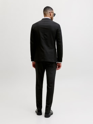 Jack & Jones Sacou barbati, JPRFRANCO, cu croiala Super Slim fit, Negru - Img 7