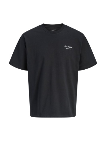 Jack & Jones Tricou din bumbac, baieti, cu decolteu la baza gatului, Negru - Img 8